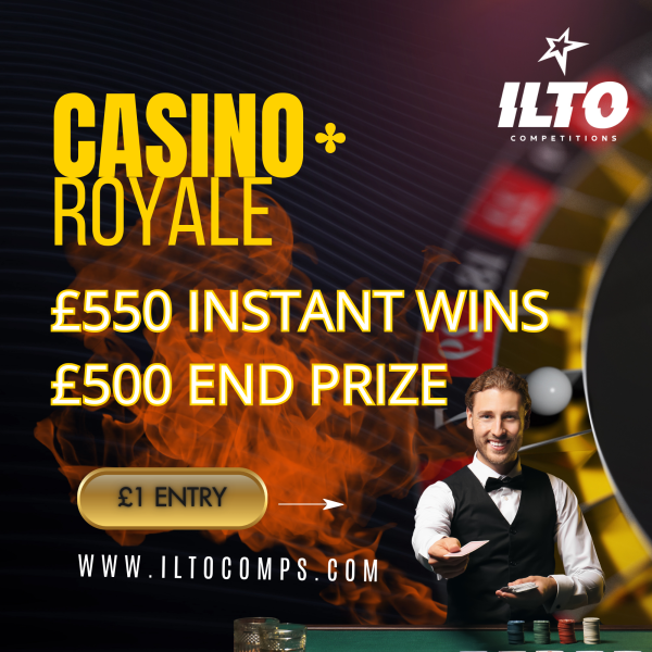 ♣️ CASINO ROYALE – 1 TICKET, 2 COMPETITIONS! ♣️