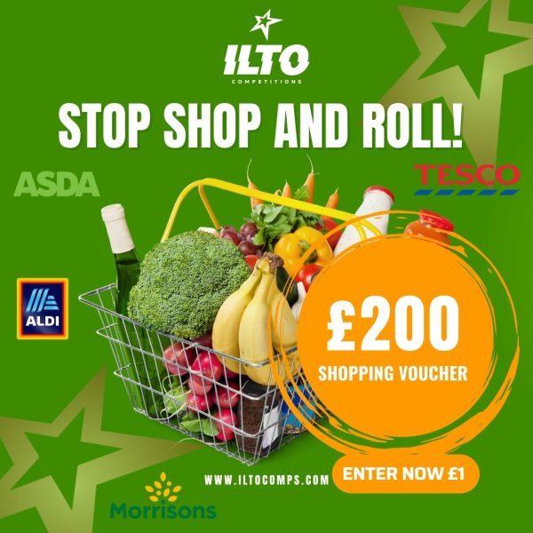 🛒 £200 Supermarket Voucher for £1 🤑