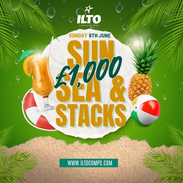 ☀️ Sun, Sea & Stacks Win £1,000 🏝️
