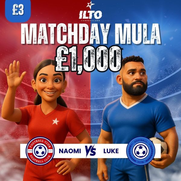 ⚽ Match Day Mula – £1,000 TAX-FREE CASH! 💸