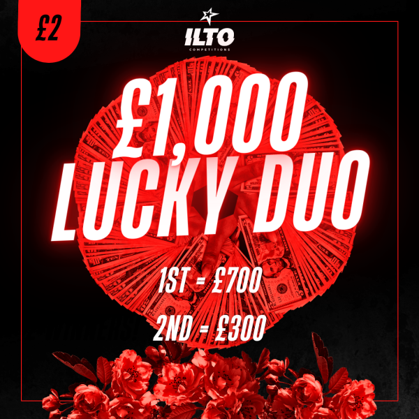🍀 £1,000 – Lucky Duo 🍀 2 Winners