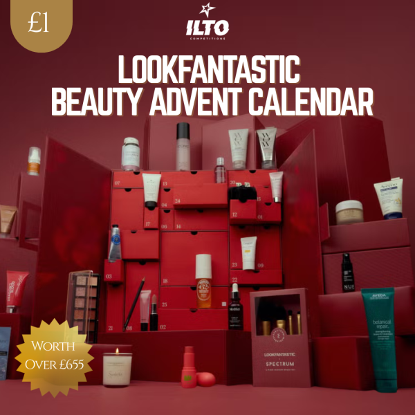 💄 LOOKFANTASTIC Beauty Advent Calendar – Worth Over £655! ✨