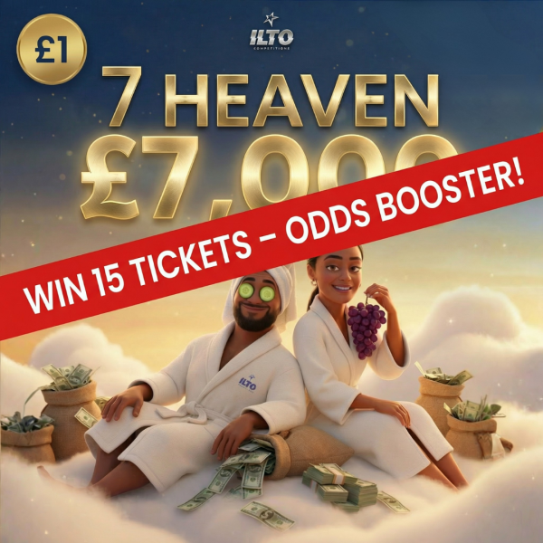✨ WIN 15 TICKETS INTO SEVEN HEAVEN 7k DRAW! ✨ 💷