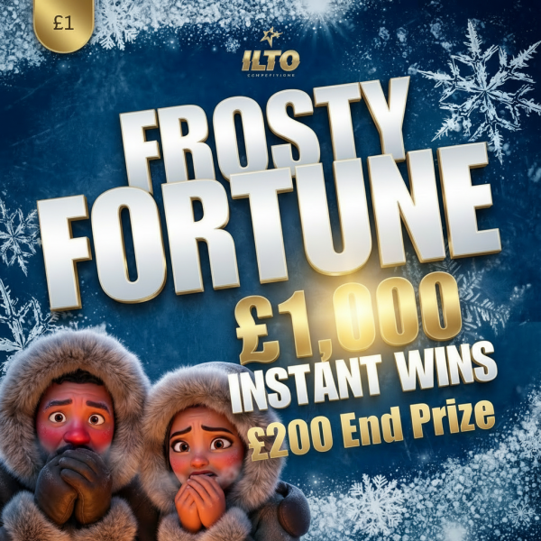 ❄️ Frosty Fortune – £1,000 Instant Wins  – £200 End Prize