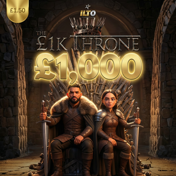 👑 THE £1K THRONE –  £1,000 CASH 👑